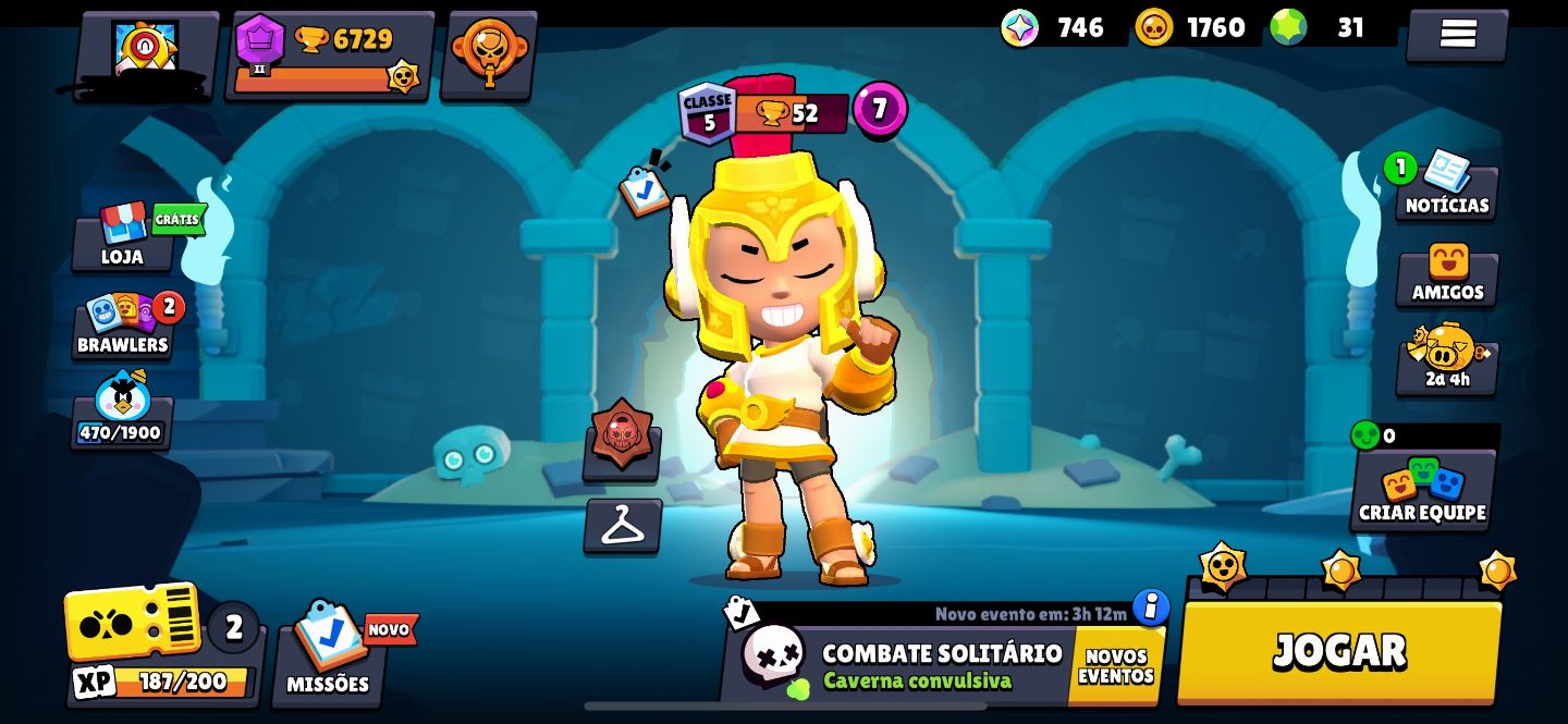 Conta de clash Royale é braw stars