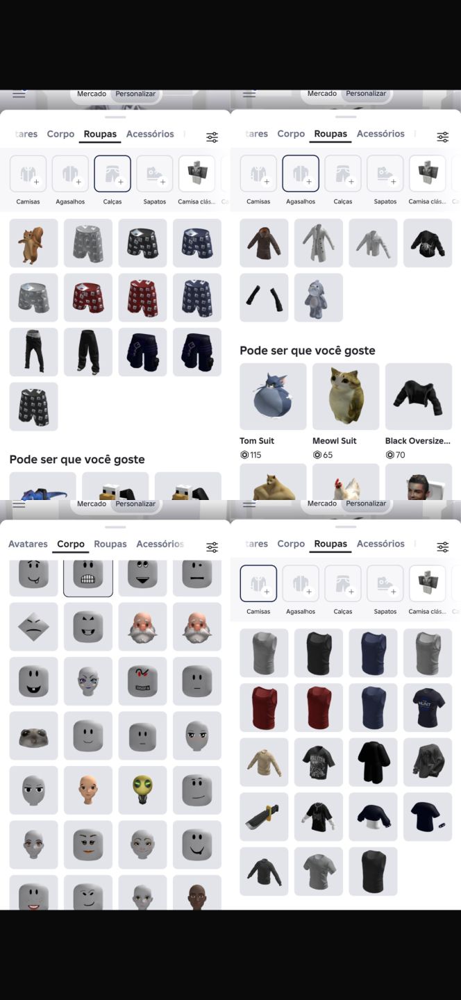 CONTA DE ROBLOX 8K DE ROBUX GASTOS EM SKINS + 280 ROBUX LIVRES PARA GASTAR