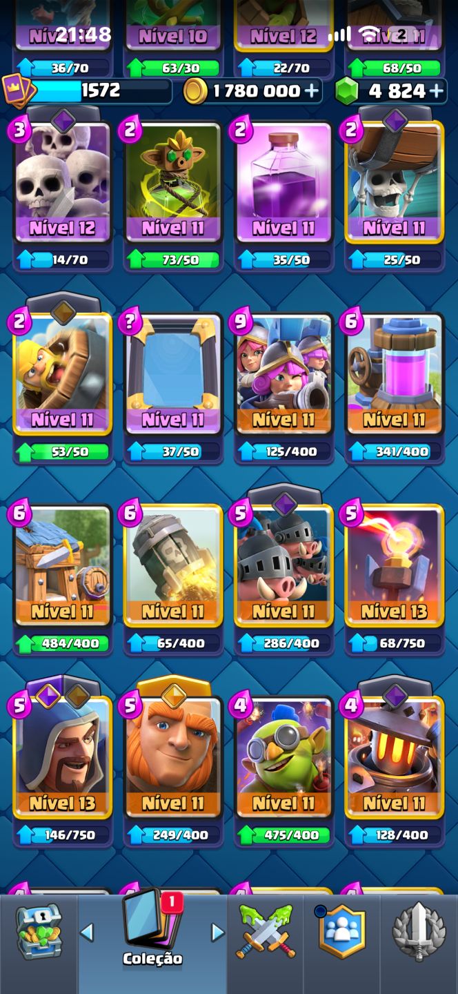 CONTA CLASH ROYALE | 11.030 TROFÉUS MÁX | 7 ANOS DE JOGO