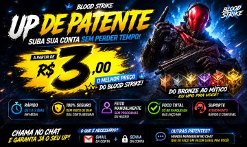 UP DE PATENTE RÁPIDO E BARATO SUBA SUA CONTA EM POUCO TEMPO!