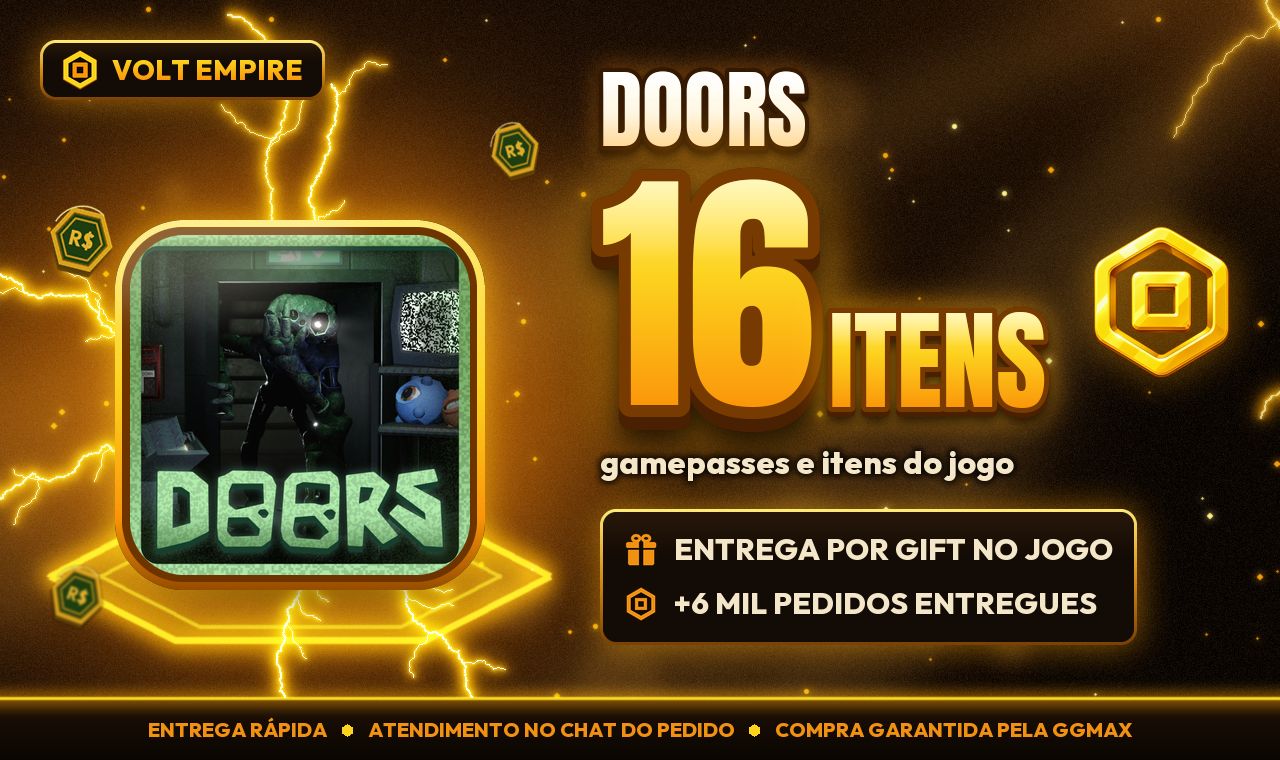DOORS | Gamepasses e Itens por Gift | Entrega Rápida