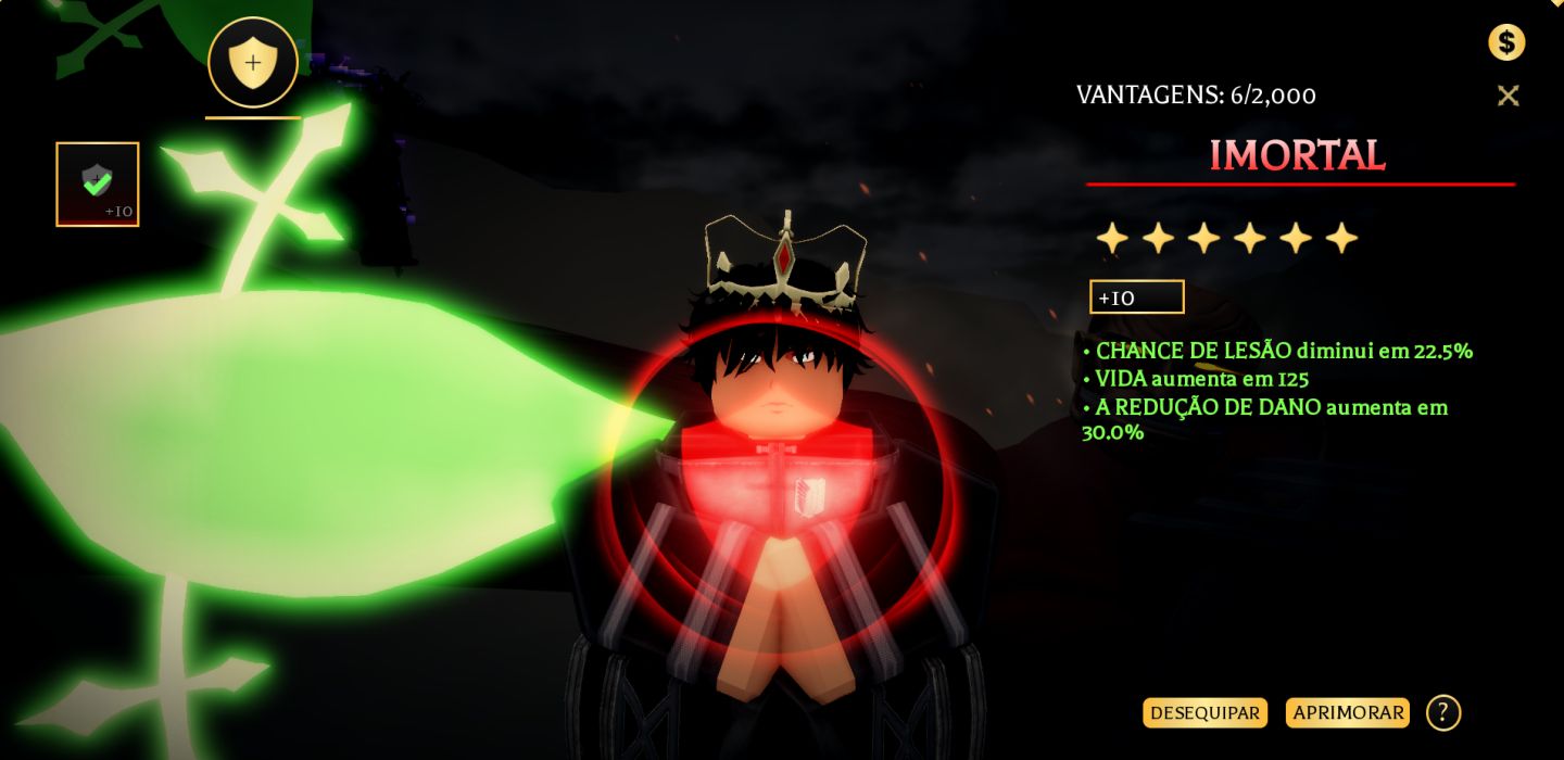 MELHOR build de TS perks miticas+ackerman family+ asa do yuno