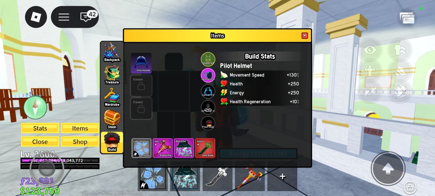 CONTA BLOX FRUITS COMPLETÍSSIMA | Perms, Maestrias no Máximo e 20k+ Robux gasto
