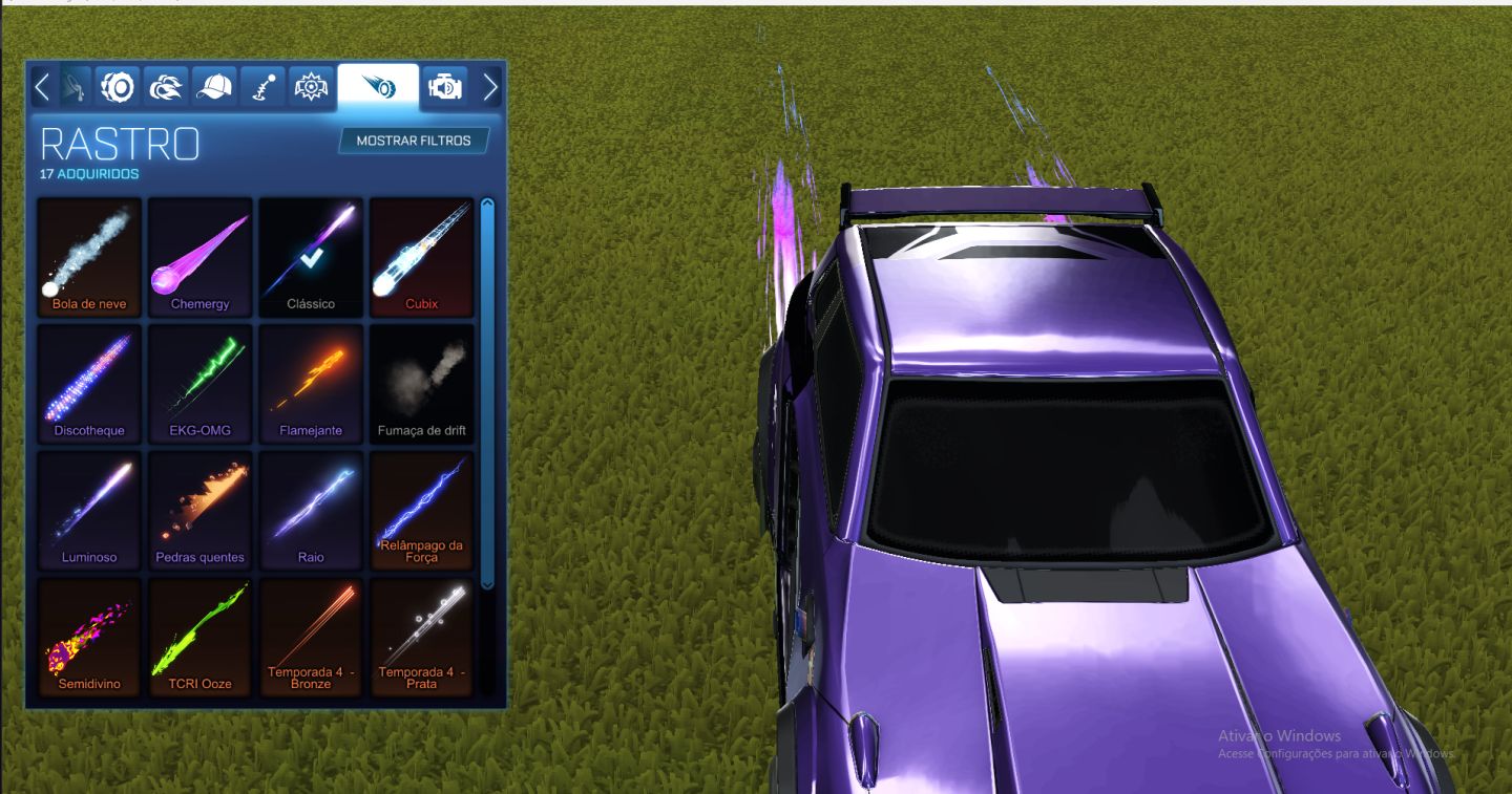 Conta Rocket League antiga e Rara. Rank C3 no X2 e Vários BMs