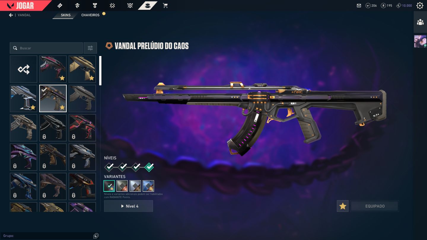 Conta Valorant - 1200 R$ Gasto - Platina 2 - Full Acesso