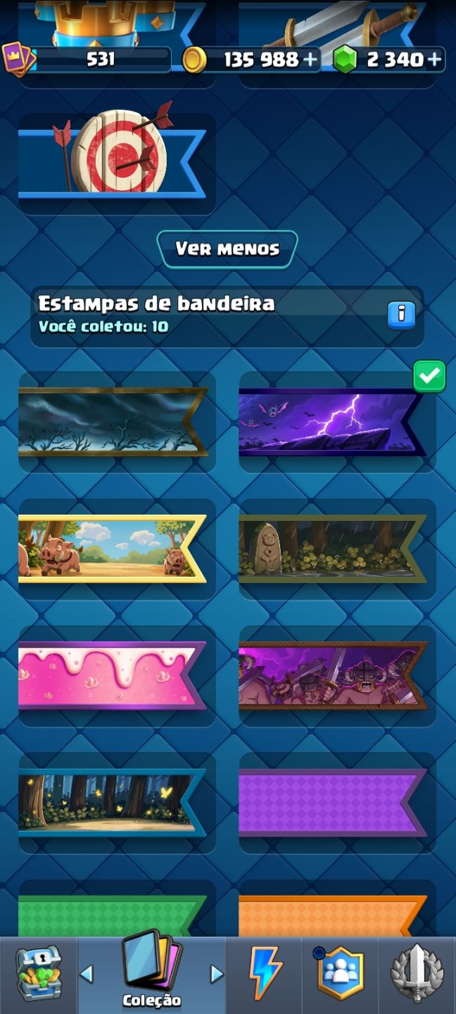 Conta iniciante de clash royale com 5 evoluções uma sendo mago