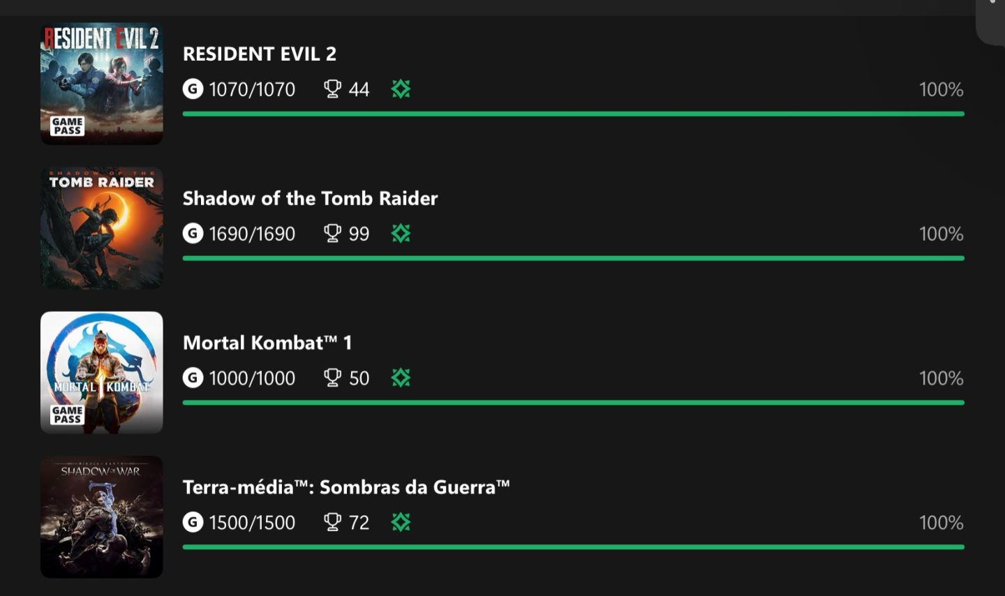 [CONTA XBOX 43 JOGOS | 17 PLATINAS | 32.798 G]