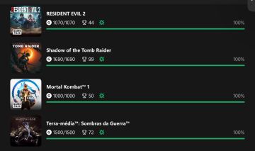 [CONTA XBOX 43 JOGOS | 17 PLATINAS | 32.798 G]