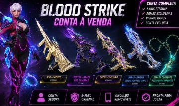 Conta blood strike full acesso, armas e skins eternas a deluxe valor negociável