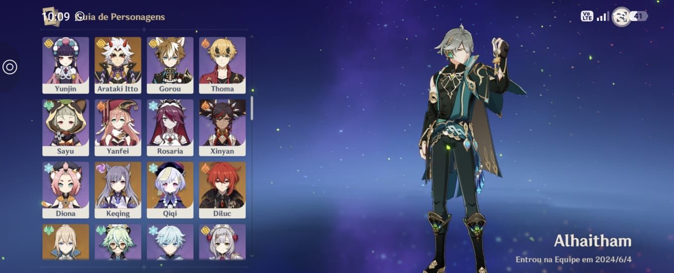 CONTA END GAME AR60 personagens constelados, algumas assinaturas