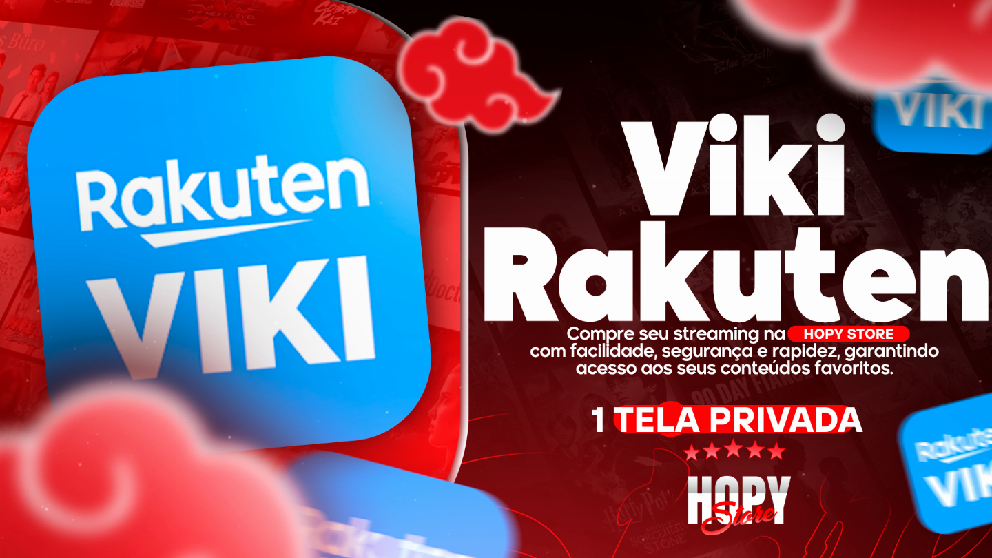 VIKI RAKUTEN PLUS PREMIUM 30 DIAS - TELA PRIVADA + ENTREGA AUTOMATICA