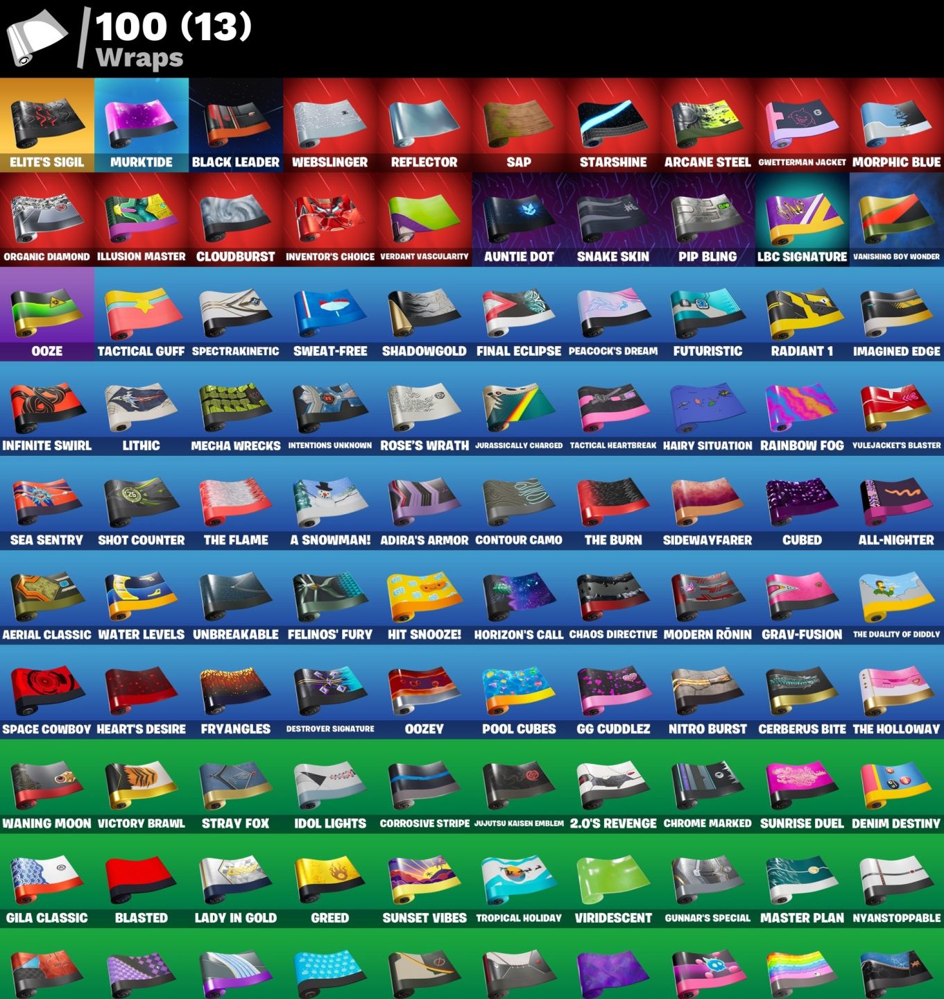 Conta Fortnite 48 SKINS / TIKI TRACKLER / MYSTIQUE/TEMPESTADE/TEMPESTADE/PETER G