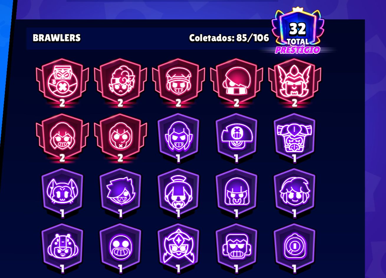 SERVIÇO DE PRESTÍGIO NO BRAWL STARS
