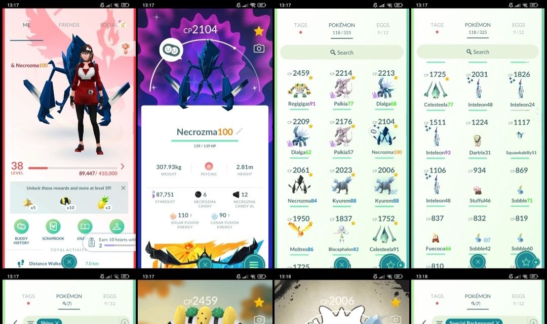 Pokémon GO LVL 38 | Shundo Necrozma + Regigigas | 7 Shiny T341