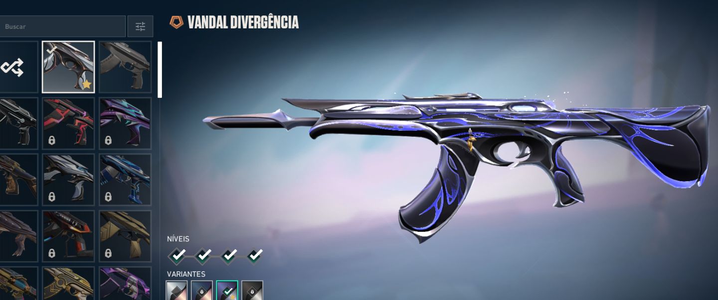 Conta smurf valorant mt barata com skins antigas