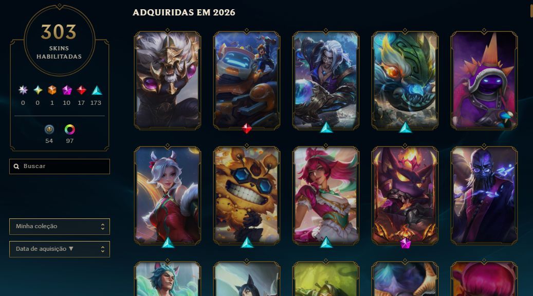 Conta De Lol Com varias skin e nivel alto + valorant