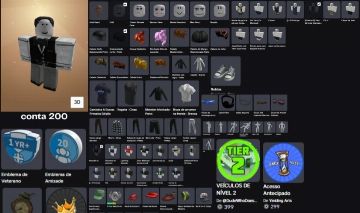CONTA DE ROBLOX | 1.6K ROBUX GASTOS | INVENTARIO AVALIADO EM 1K+ THE STRONGEST