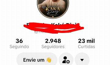 Conta do tik Tok bem engajada