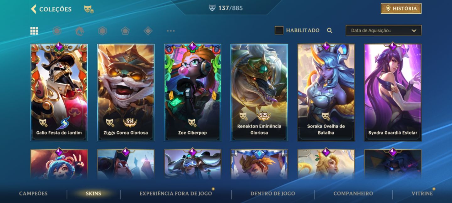 Conta Wild Rift main mid e Sup