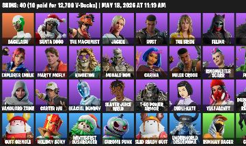 Conta Fortnite 40 Skins | Kong, Marty McFly, Aura + Jabba