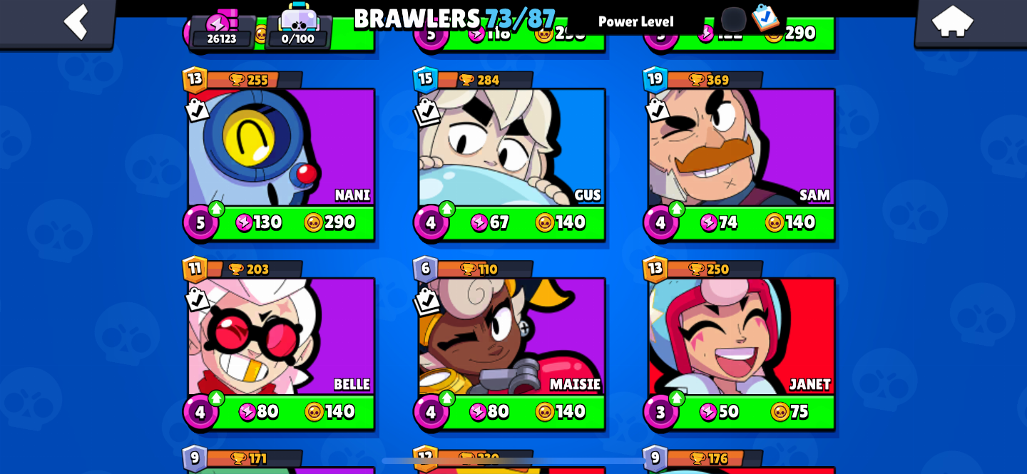 Conta brawl Stars 26K TROFÉUS!!!