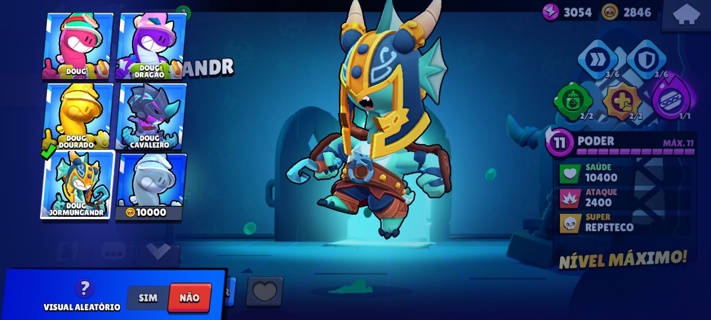 Continha com 44k de troféus e 104 Brawl, boa pra quem quer jogar rank e combate.