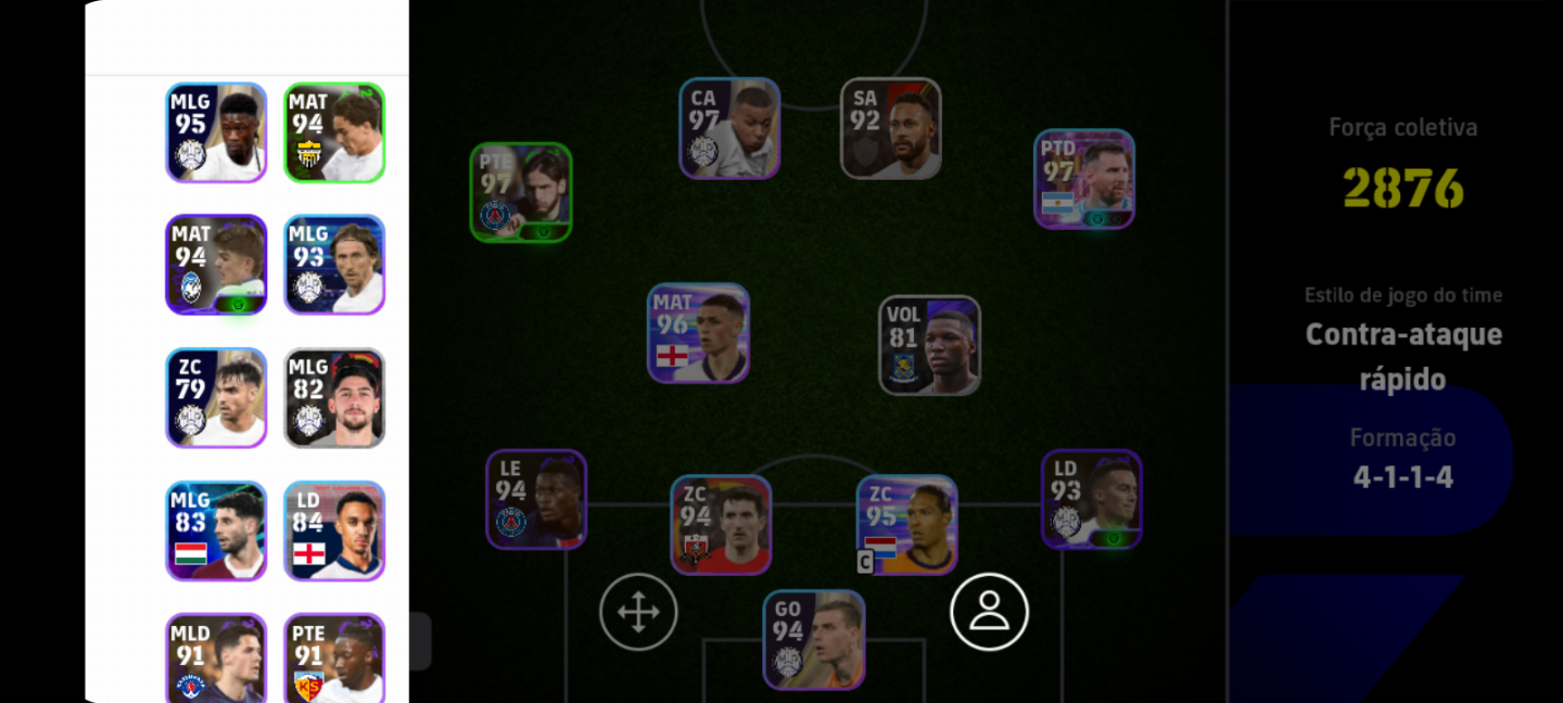 CONTA INICIANTE DE EFOOTBALL