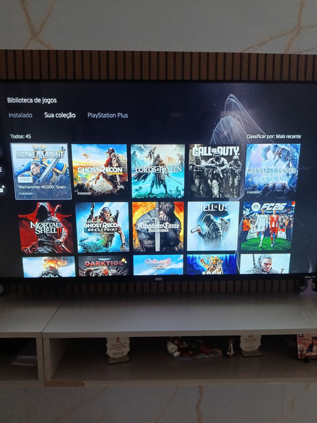 CONTA DE PS5 COM FC26/SPACE MARINE/ DRAGONS DOGMA+17 JOGOS