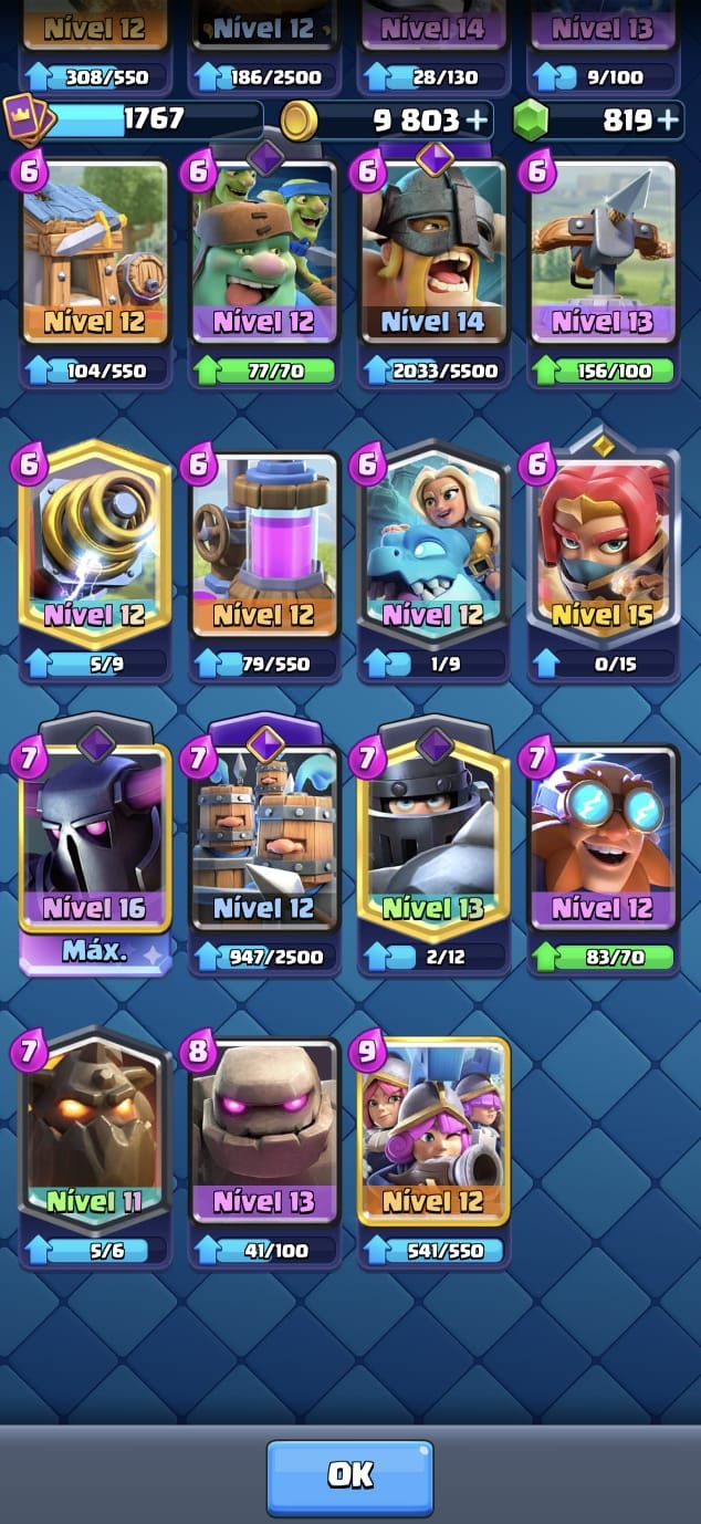 Conta clash royale 14k troféus, nv16 FULL ACESSO