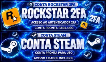 Contas Rockstar | STEAM PARA WL[Menor Preço e Entrega Rápida]