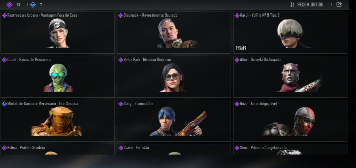 Conta De COD MOBILE- VARIAS SKINS RARAS (50%)