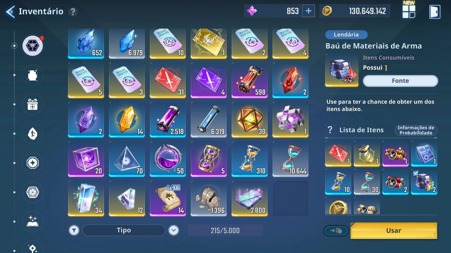 CONTA SOLO LEVELING: ARISE MUITOS SSR + RECURSOS