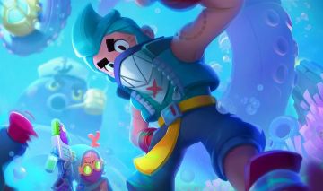 Conta Brawl Stars. Skins raras: Chester Guardião Lunar, Chester Prankester ETC..