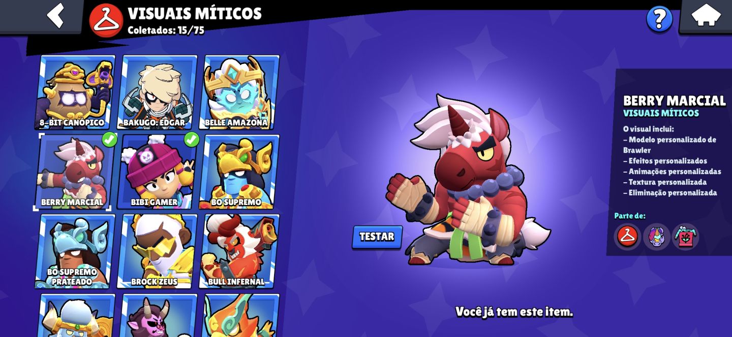 CONTA BRAWL STARS FULL LENDÁRIOS E ULTRA