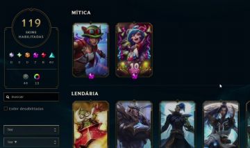 Conta 119 Skins Lol - de 2017 - Diamante - Full Acesso