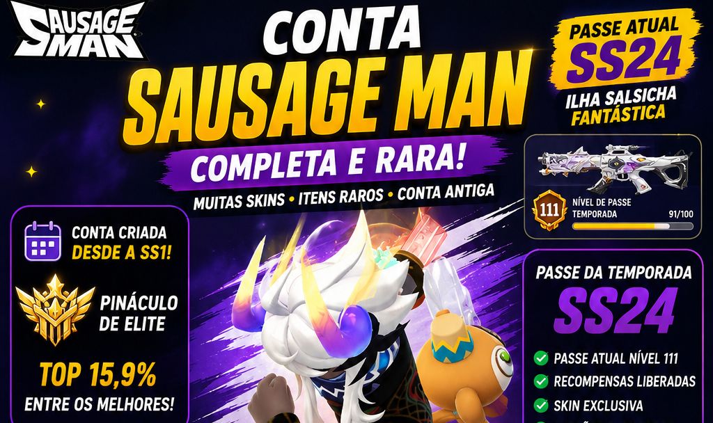 CONTA SAUSAGE MAN, CRIADA DESDE A SS1 (VIA TAPTAP)