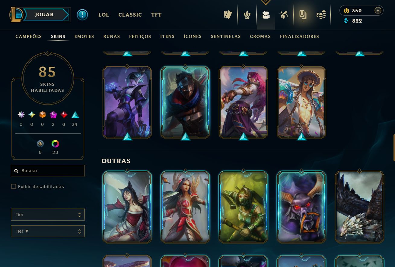[ACESSO IMEDIATO] Ouro I 60pdl 1/0 em MD5 85 Skins