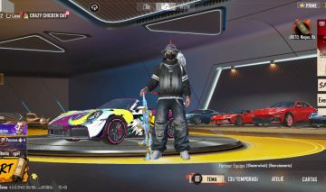 Conta PUBG Mobile Nv. 65 com 4 Colaborações de Carros Ferrari, Porsche, Lotus...
