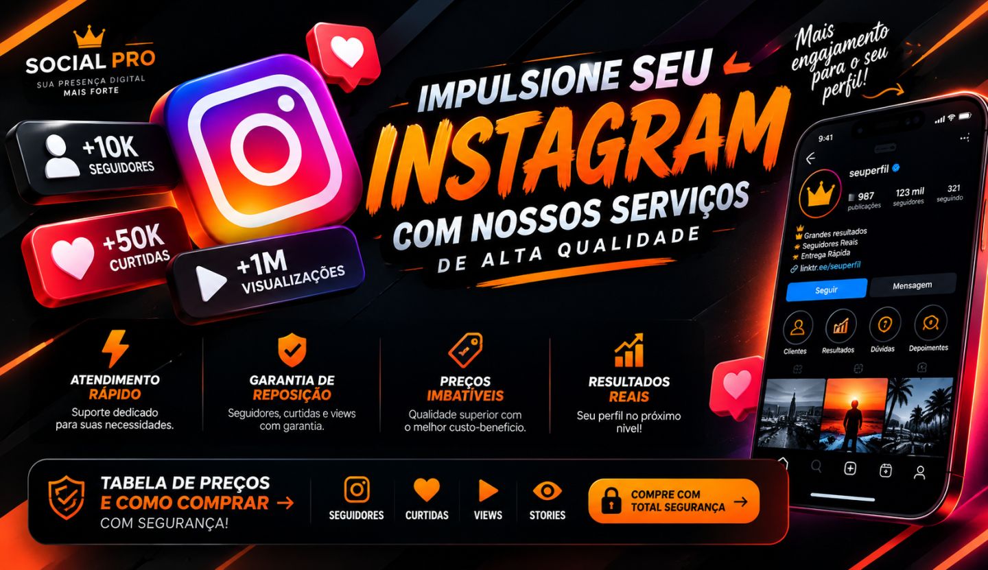 [APROVEITA] SERVIÇOS NO INSTAGRAM COM PERFIS BRASILEIROS 100% REAIS