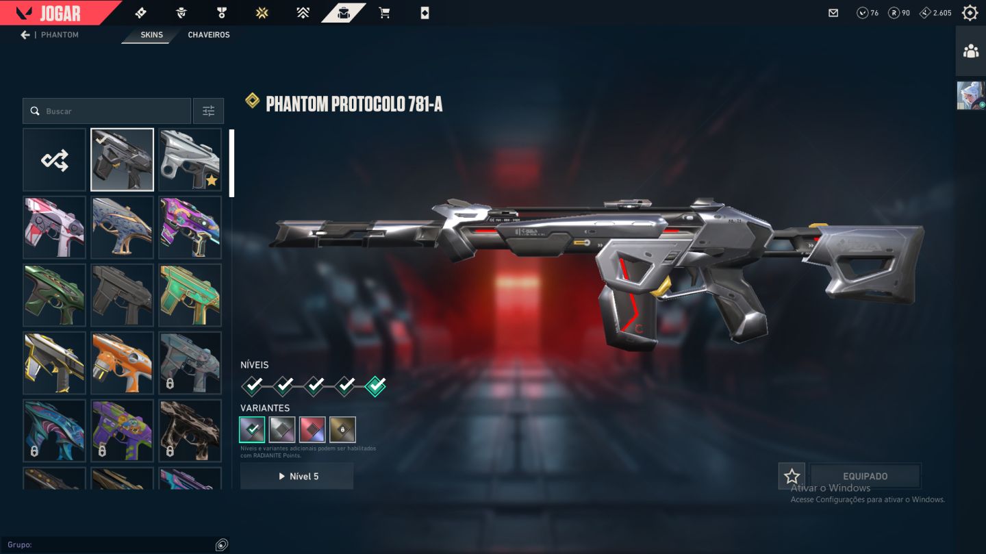CONTA VALORANT EX IMORTAL '' 1,170 EM SKINS '' CONTA ANTIGA