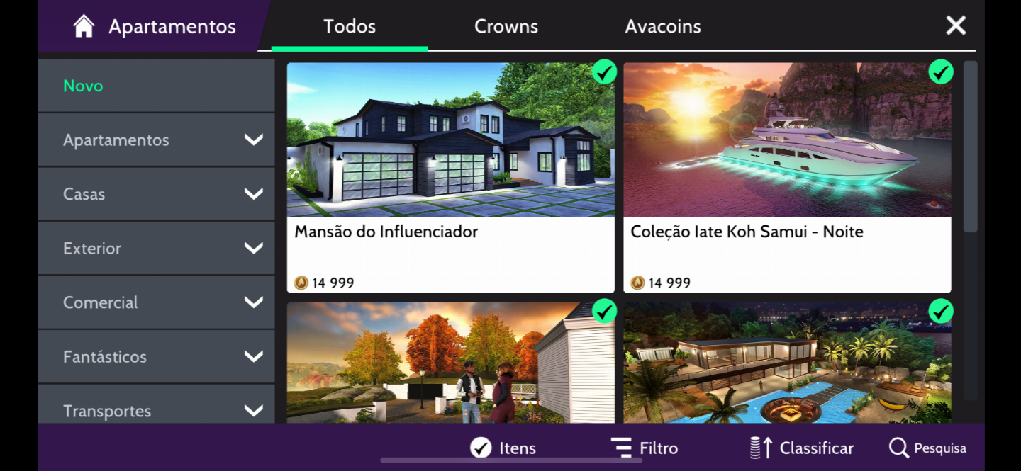 CONTA FEMININA AVAKIN LVL32