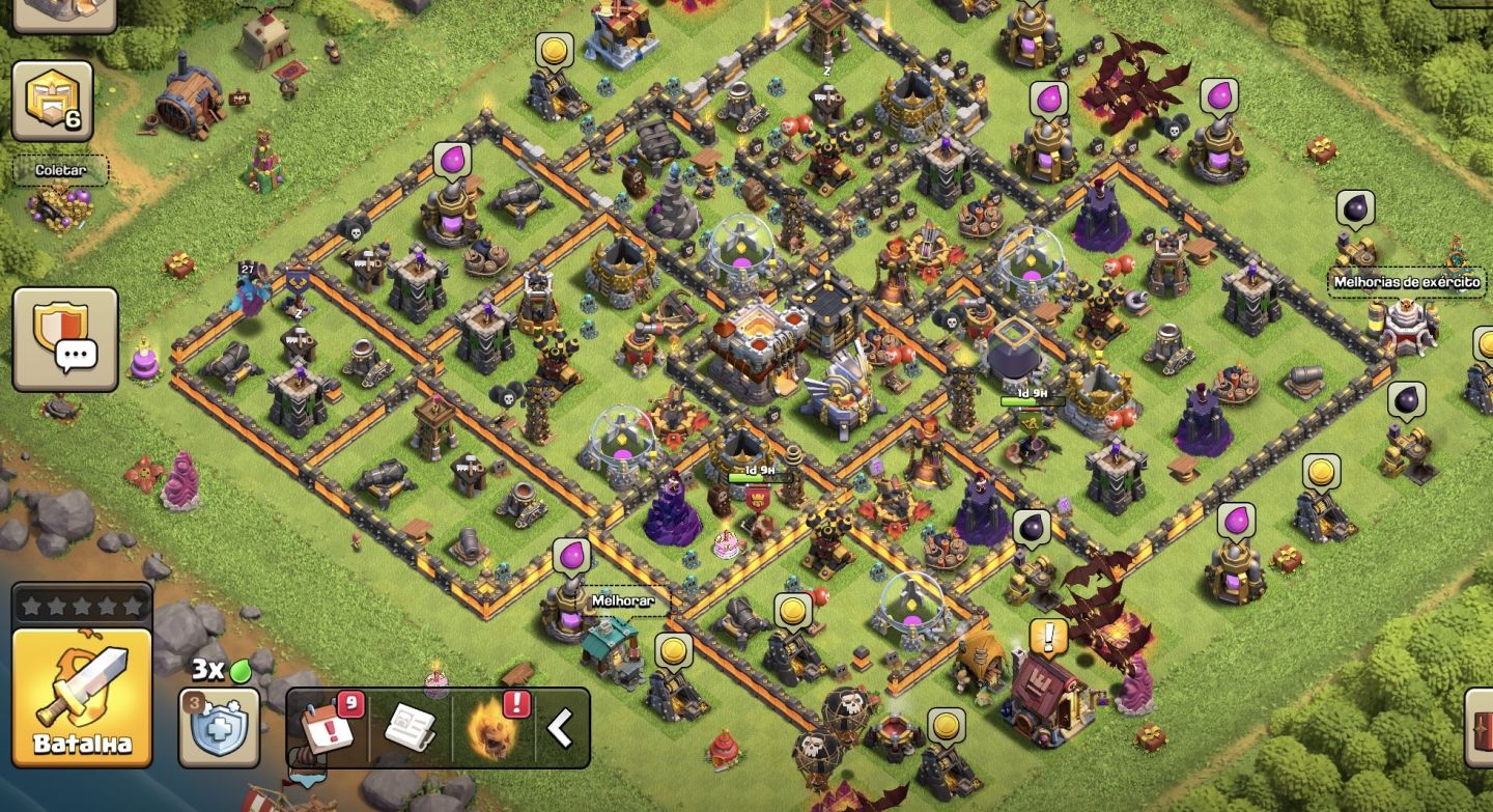 Conta Clash Royale 10 anos - 14k de troféus + conta Clash of Clans CV11