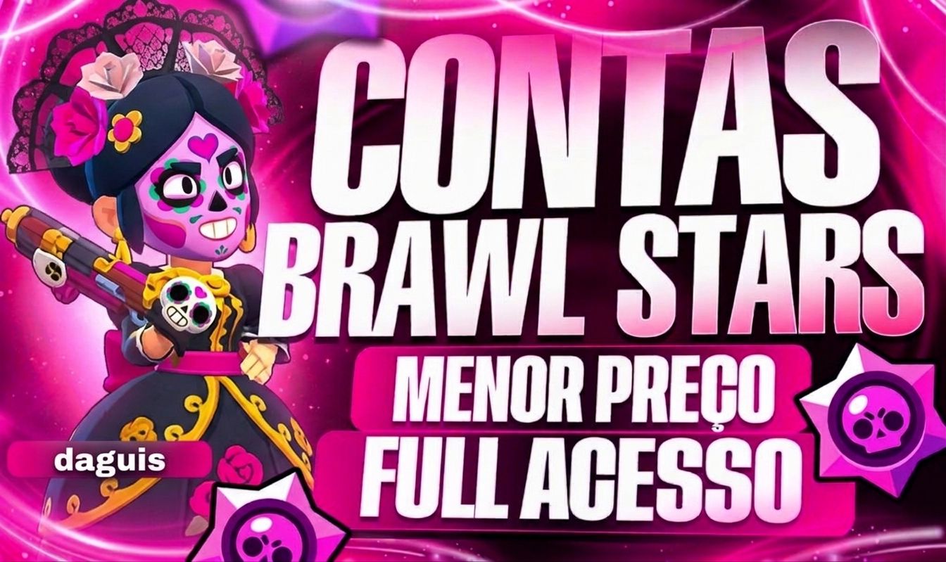 CONTAS BRAWL STARS BARATAS | SKINS, LENDÁRIOS E HIPERCARGAS | FULL ACESSO