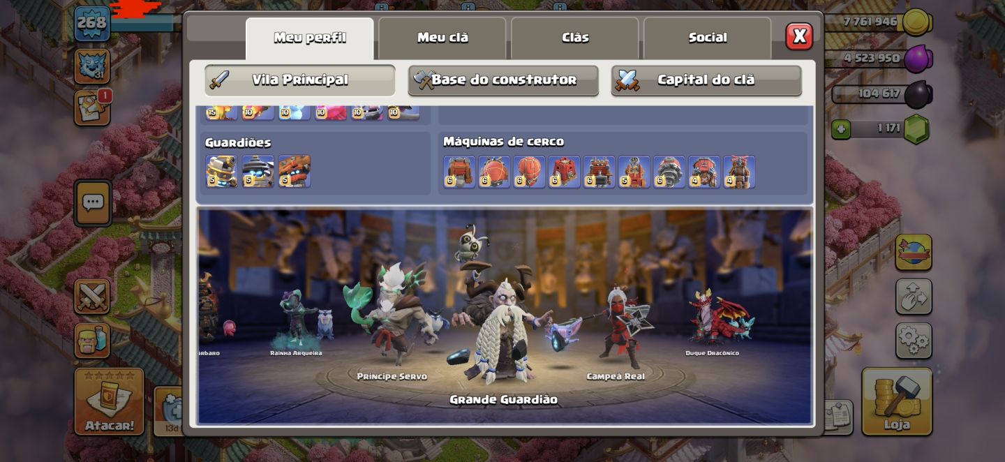 Conta th18 full equipamentos full