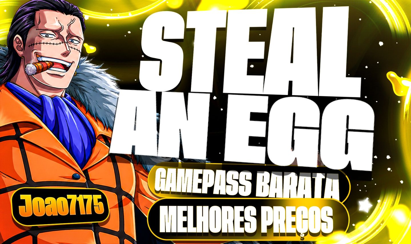 (HALLOWEN) STEAL AN EGG ROBLOX - ROUBE UM OVO (GAMEPASS PASSES) SAE RUO