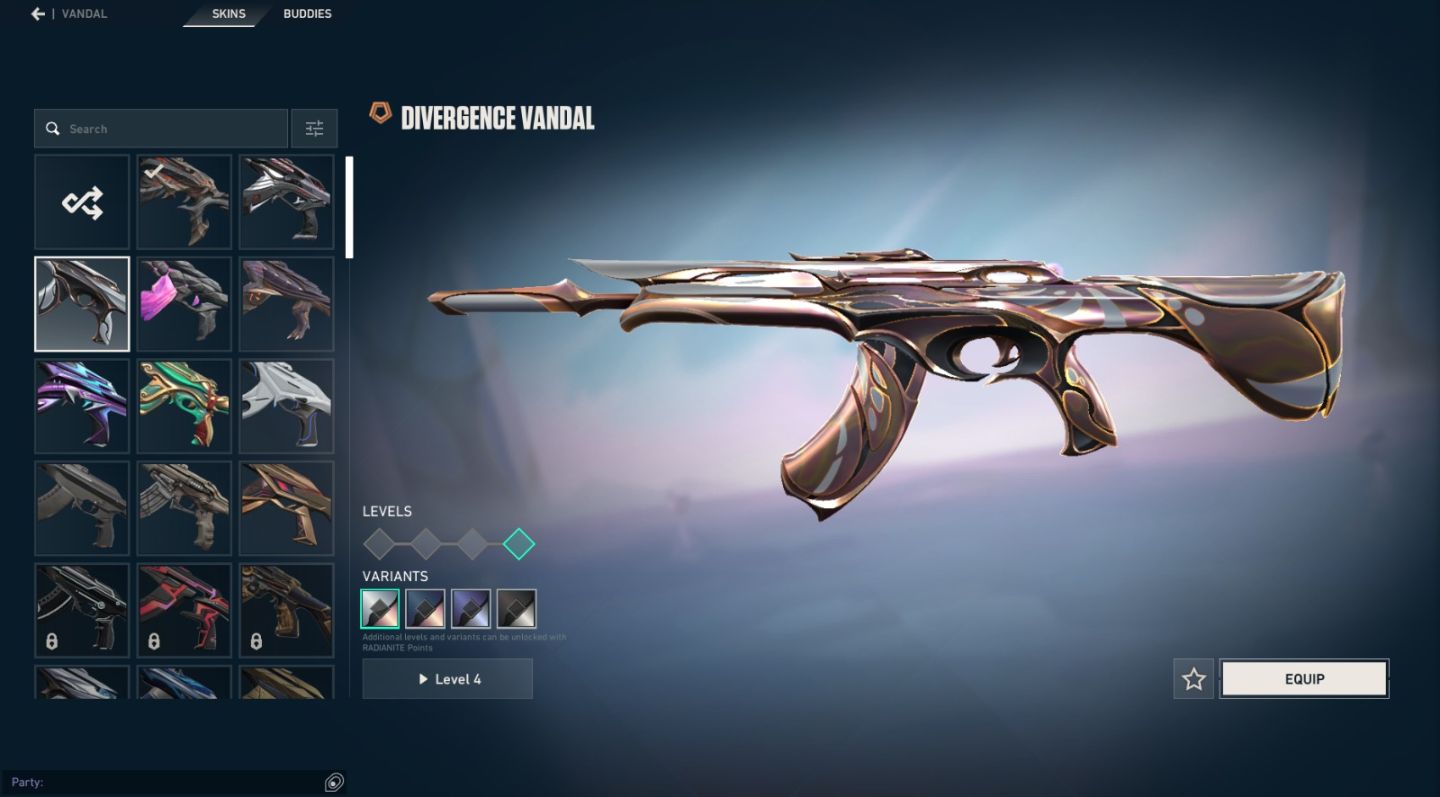 CONTA VALORANT 49.995+ VP EM SKINS