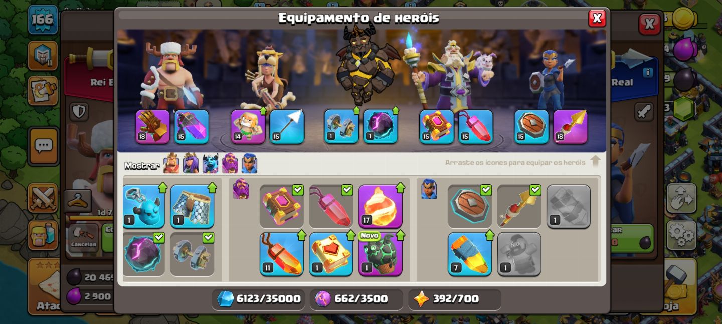 Conta de Clash of Clans à Venda! CV13 FULL VÁRIOS OBSTÁCULOS (Son).
