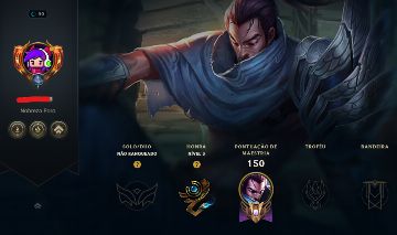 CONTA LOL MONO YASUO | UNRANKED | IDEAL PARA SMURF