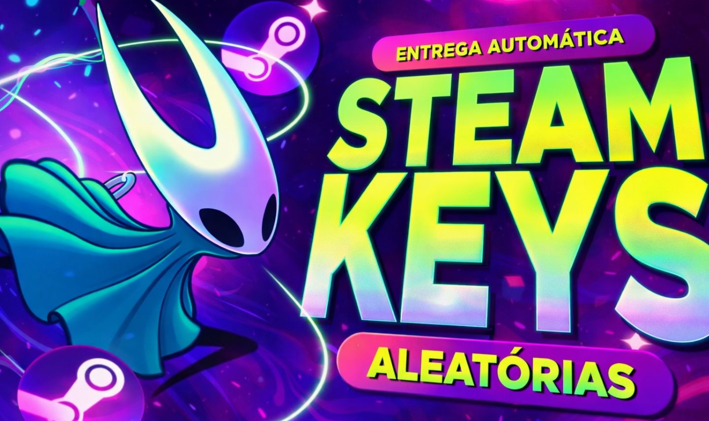 STEAM KEYS ALEATORIAS + BARATA (ENTREGA AUTOMATICA!)