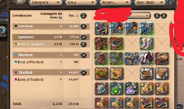 Conta Albion com mamute e 4707 pontos de aprendizagem preço negociável